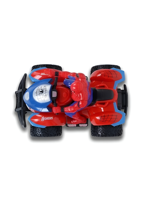 Remote Control Spider-Man ATV Quad Bike Toy for Kids – 1:10 Scale RC Superhero Racing Car with Wireless Remote, Avengers Themed Off-Road Toy Vehicle for Boys and Girls TV4669.