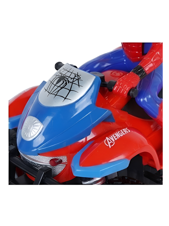 Remote Control Spider-Man ATV Quad Bike Toy for Kids – 1:10 Scale RC Superhero Racing Car with Wireless Remote, Avengers Themed Off-Road Toy Vehicle for Boys and Girls TV4669.