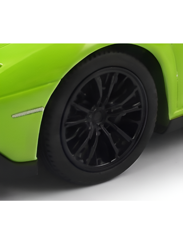 Remote Control Sport Car – Rechargeable Lime Green Racing Toy Car with Remote Controller, Batteries, and AC Charger – High-Speed RC Car Toy for Kids and Collectors LMI8905