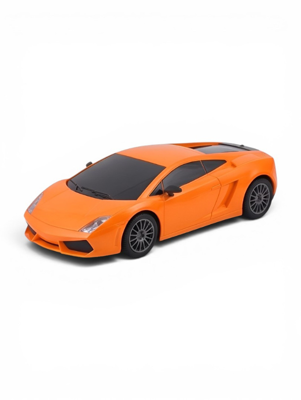 Remote Control Sports Car Toy Orange RC Racing Car Vehicle with Remote Controller for Kids LMI9838