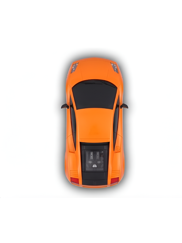 Remote Control Sports Car Toy Orange RC Racing Car Vehicle with Remote Controller for Kids LMI9838