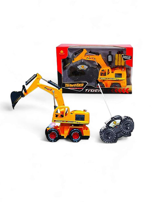 Remote Control Truck JCB 360 Degrees Rotating Kids Toy (L-J-85) - Toyloft