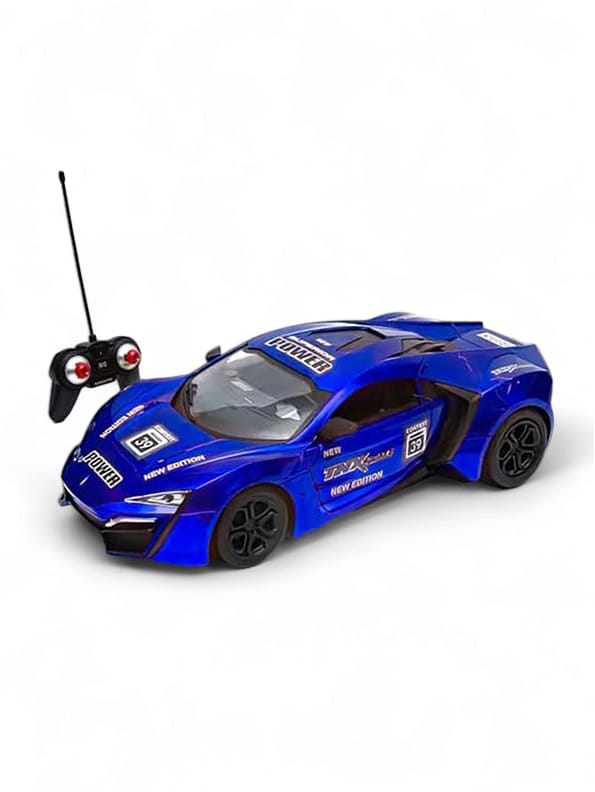 Remote Control W Motors Model Car - Blue (L-191)