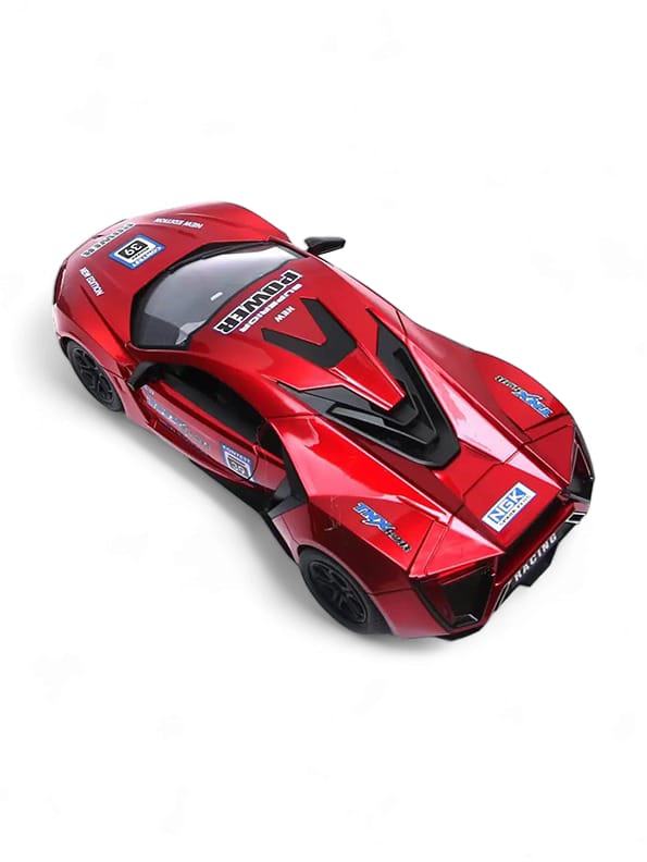 Remote Control W Motors Model Car - Red (L-191)