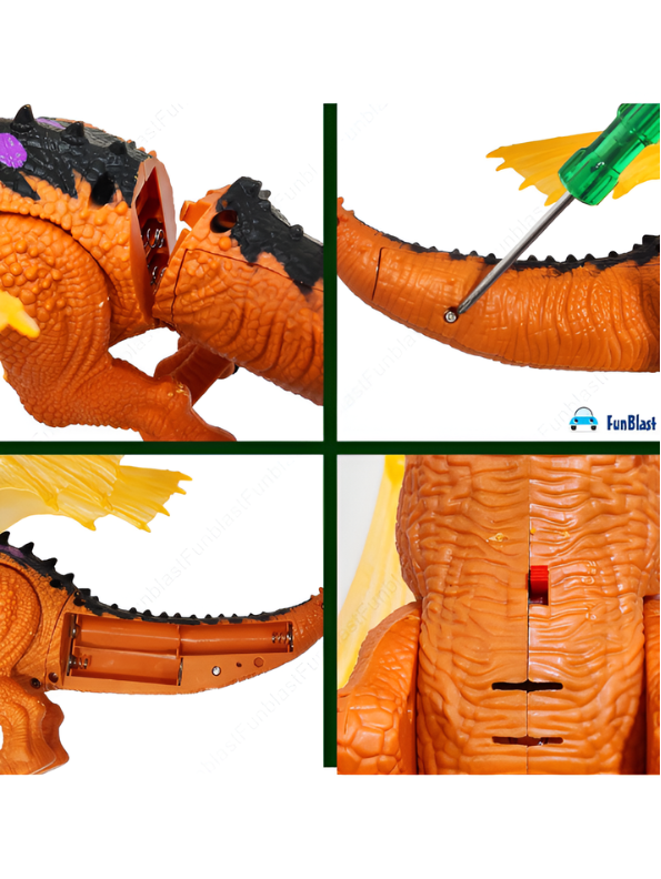 Remote Control Walking Dinosaur Toy for Kids – 2.4GHz RC Dragon with Mist Water Spray, LED Light-Up Wings & Roaring Sound Effects LMI10416