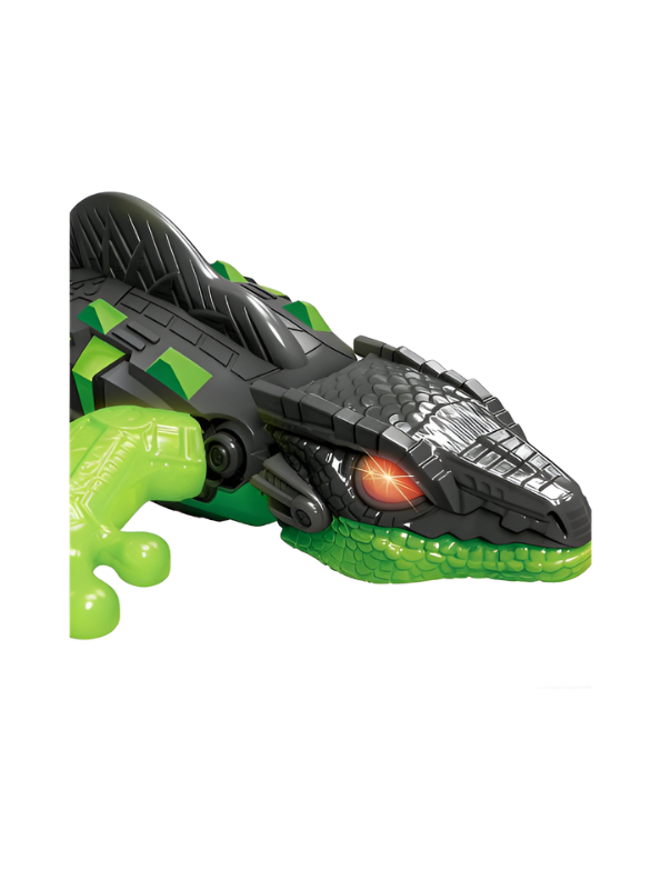 Remote Control Wall Climbing Lizard Toy - Rechargeable RC Wall Crawler Gecko with LED Lights & Fluorescent Glow, 2.4GHz Electric Anti-Gravity Toys for Boys and Girls Ages 4+ TV7316