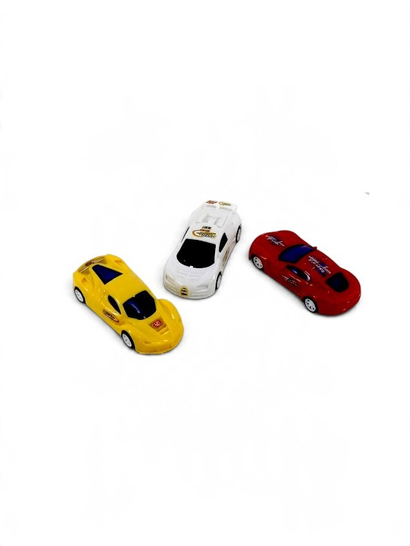 Rich Car Mini Supercar Toys (Pack of 3) – Colorful Friction Racing Car Set LMI15315