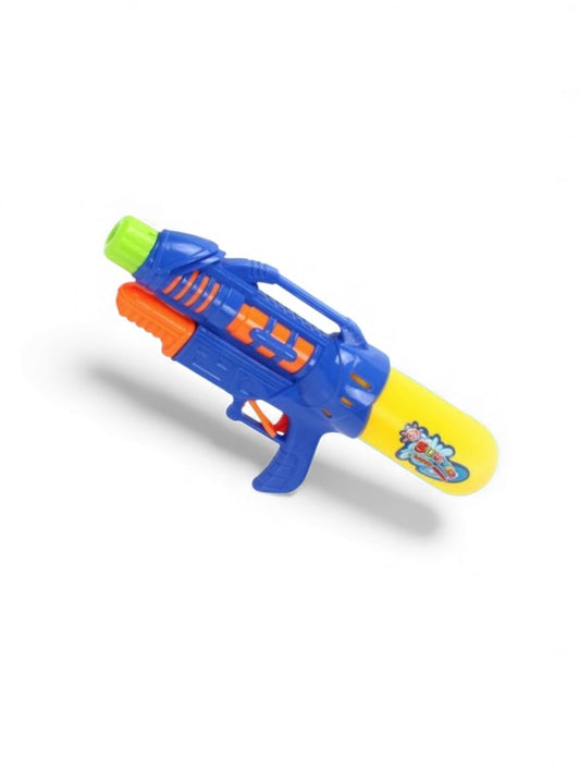 Rifle Style Water Gun – Long Range Pump Action Pichkari for Kids Blue LMI14326.