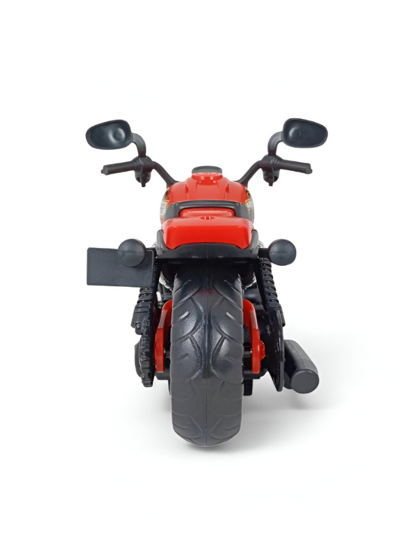 RoadRider - Diecast Motorcycle Toy with Pull Back Action, Lights & Sound Scale 1:10 - LMI15135.