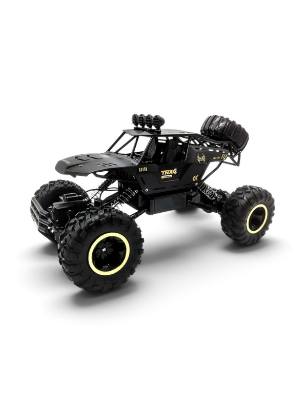 Rock Crawler 1:12 Alloy RC – Black 4WD Off-Road Remote Control Climbing Car MD679