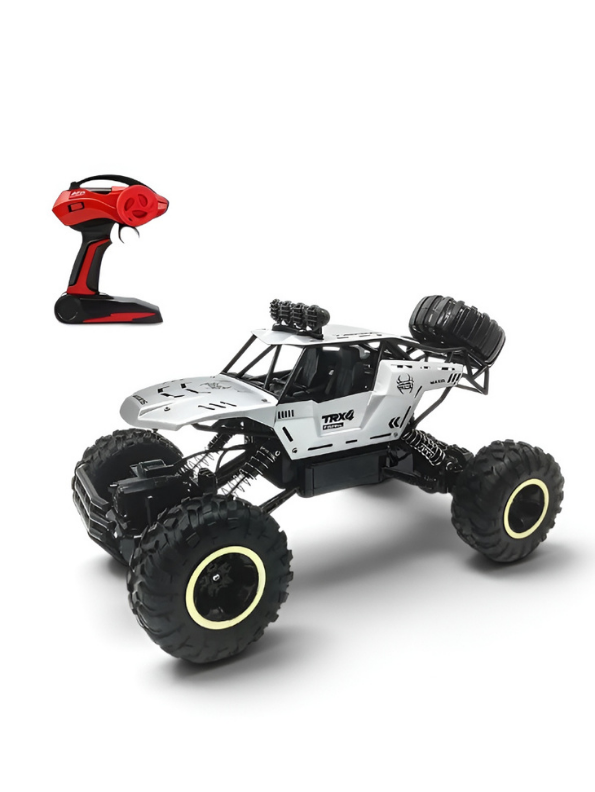 Rock Crawler 1:12 Alloy RC – Grey 4WD Off-Road Remote Control Climbing Car MD679