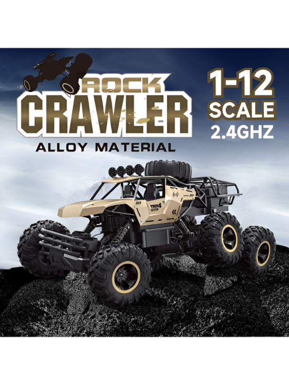 Rock Crawler 1:12 Alloy RC – 4WD Off-Road Remote Control Climbing Car MD679