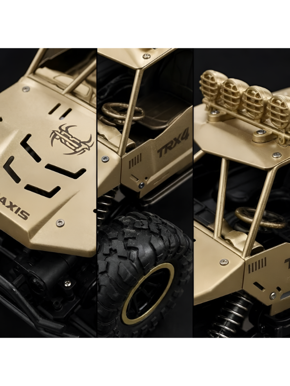 Rock Crawler 1:12 Alloy RC – 4WD Off-Road Remote Control Climbing Car MD679