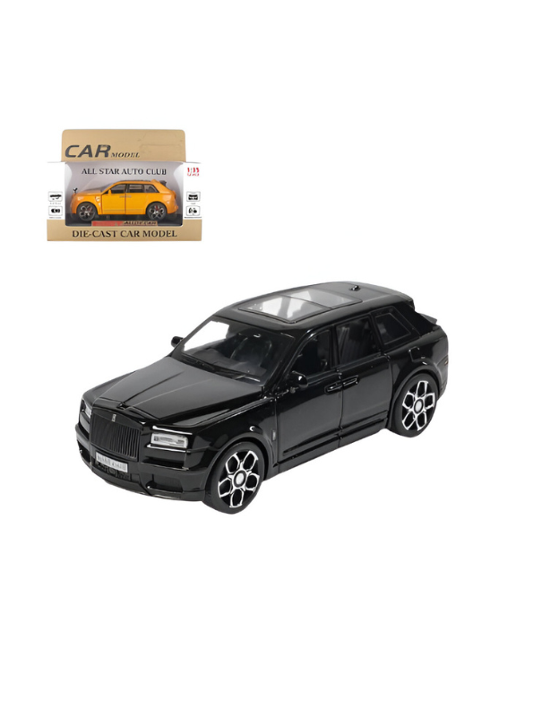 Rolls-Royce Cullinan Diecast Car Model Scale 1:35 – Luxury SUV Collectible Replica Black LMI15616.