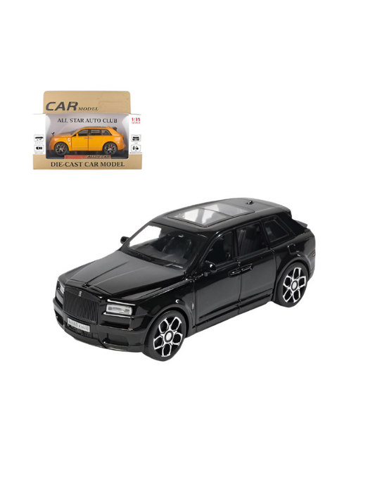 Rolls-Royce Cullinan Diecast Car Model Scale 1:35 – Luxury SUV Collectible Replica Black LMI15616.