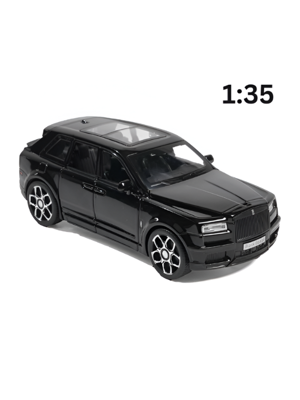 Rolls-Royce Cullinan Diecast Car Model Scale 1:35 – Luxury SUV Collectible Replica Black LMI15616.