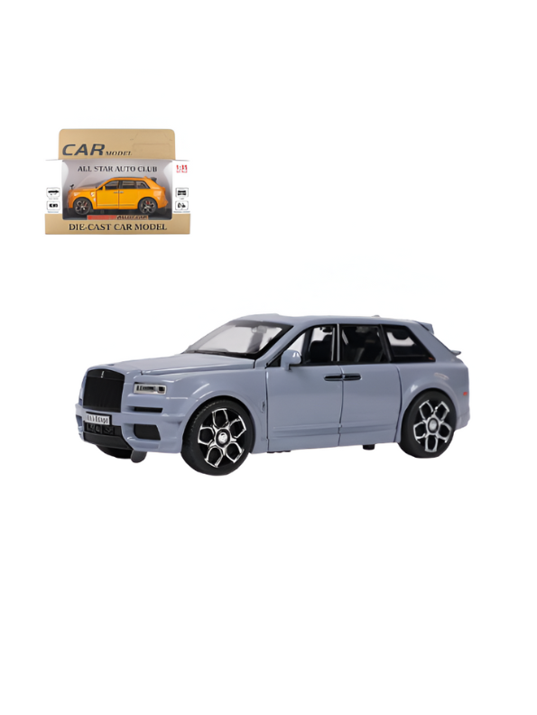 Rolls-Royce Cullinan Diecast Car Model Scale 1:35 – Luxury SUV Collectible Replica Grey LMI15616.