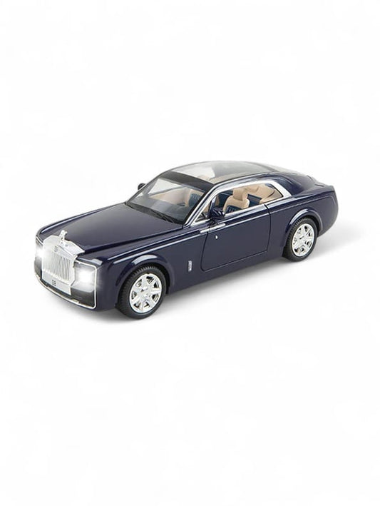 Rolls-Royce Sweptail Diecast Car Model 1:24 Scale - Blue Metal Collectible | MD-N-24