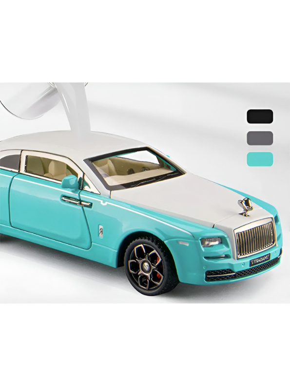 Rolls-Royce Wraith Die-Cast Model Car 1:32 Scale – Luxury Metal Toy LMI16729.