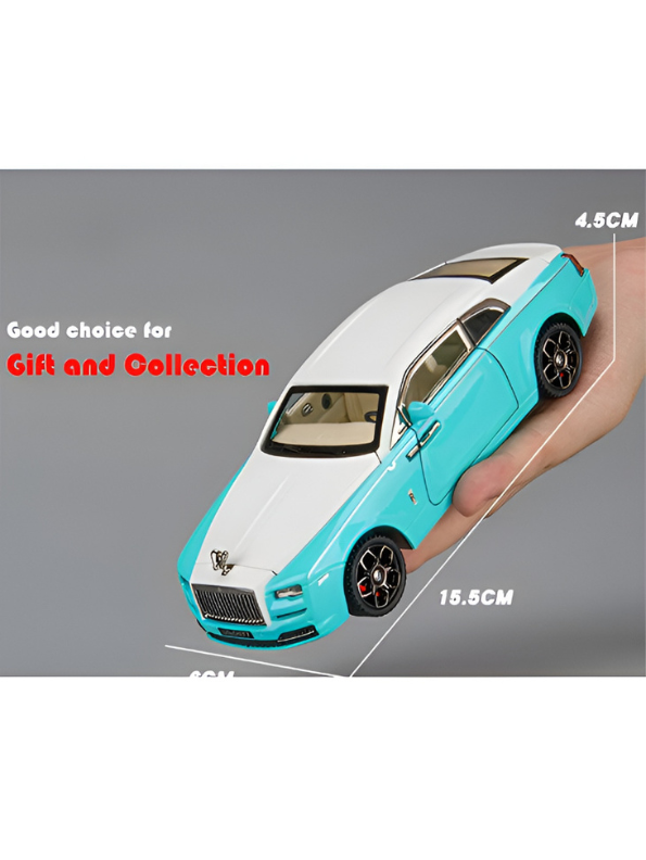Rolls-Royce Wraith Die-Cast Model Car 1:32 Scale – Luxury Metal Toy LMI16729.