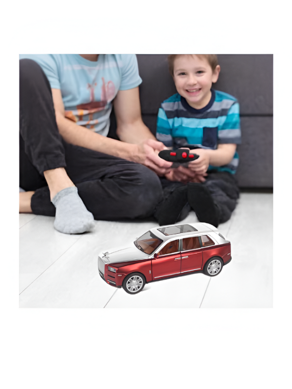 Red - Rolls Royce Cullinan Remote Control Diecast Car with Spray, Light & Sound – Luxury RC Toy Model TV5801.