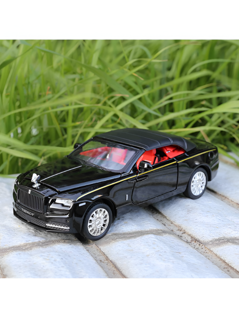 Rolls Royce Dawn Diecast Model Car 1:32 Scale Alloy Metal Toy Car Black LMI16111.