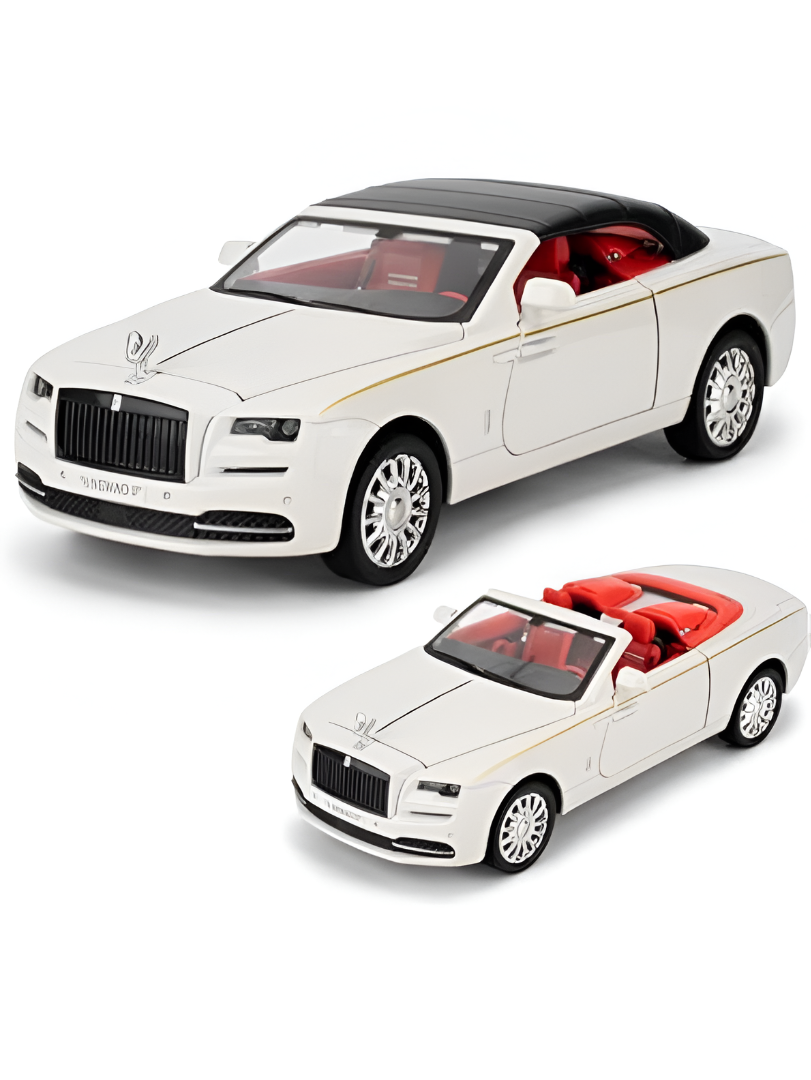 Rolls Royce Dawn Diecast Model Car 1:32 Scale Alloy Metal Toy Car White LMI16111.