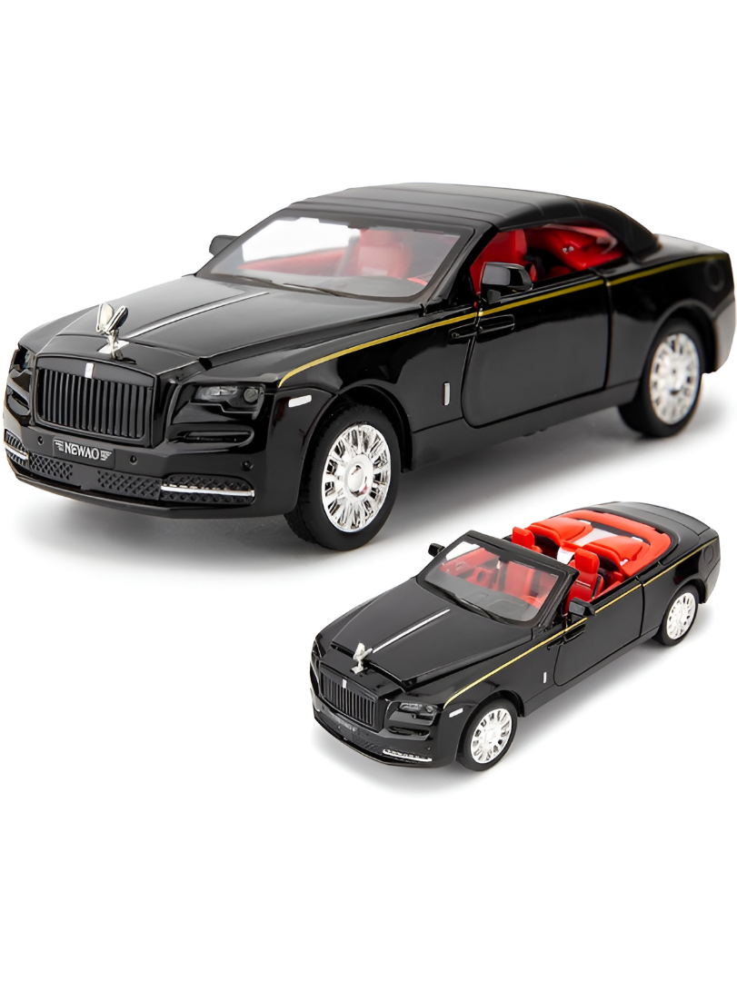 Rolls Royce Dawn Diecast Model Car 1:32 Scale Alloy Metal Toy Car Black LMI16111.