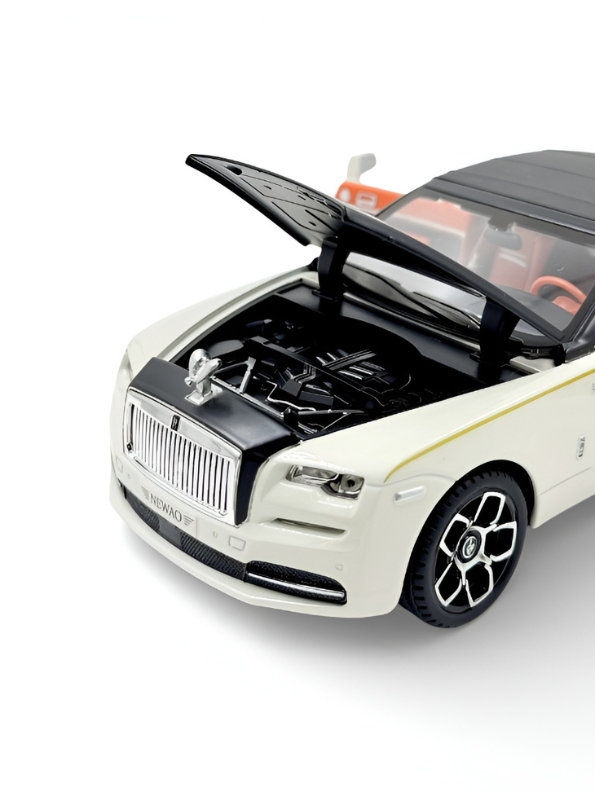 Rolls Royce Ghost Dawn Coupe Model Diecast Car Scale 1:24- White LMI15470.