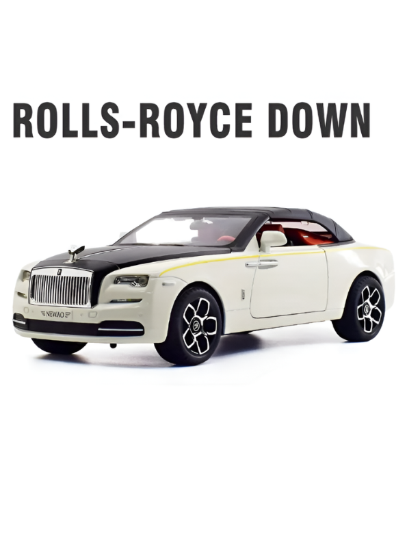 Rolls Royce Ghost Dawn Coupe Model Diecast Car Scale 1:24- White LMI15470.
