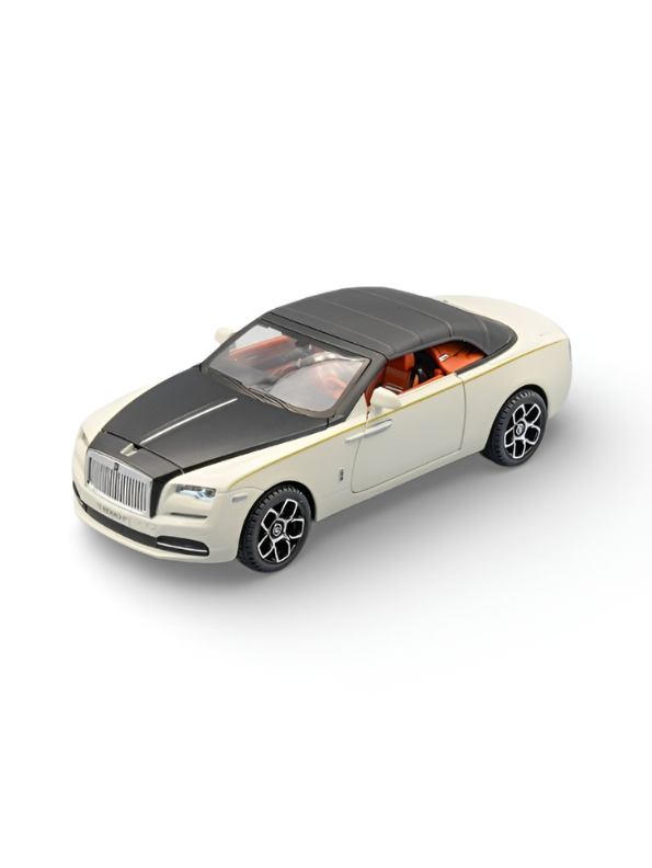Rolls Royce Ghost Dawn Coupe Model Diecast Car Scale 1:24- White LMI15470.