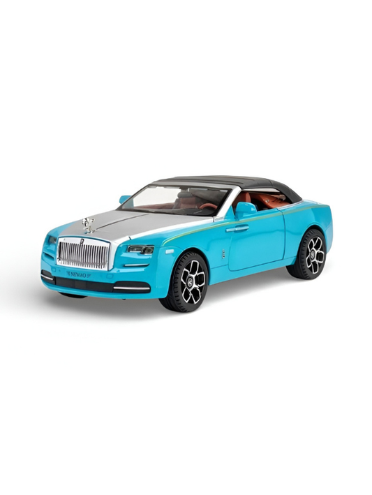 Rolls Royce Ghost Dawn Coupe Model Diecast Car Scale 1:24- Turquoise LMI15470.
