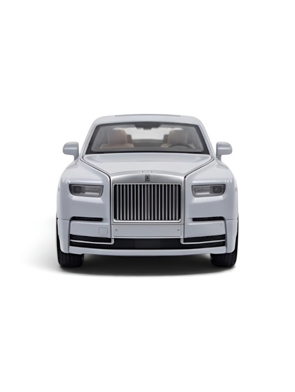 Rolls Royce Phantom 1:24 Scale Die-Cast Style Model Car | Premium ABS Plastic & Openable Doors White TV5947.