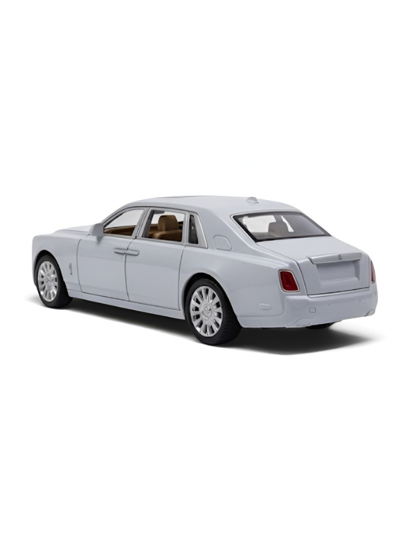 Rolls Royce Phantom 1:24 Scale Die-Cast Style Model Car | Premium ABS Plastic & Openable Doors White TV5947.