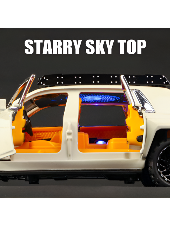 Rolls Royce Phantom 6x6 Alloy Diecast Metal Car Model 1:32 Scale | White Collectible Luxury Car for Kids & Collectors TV5974