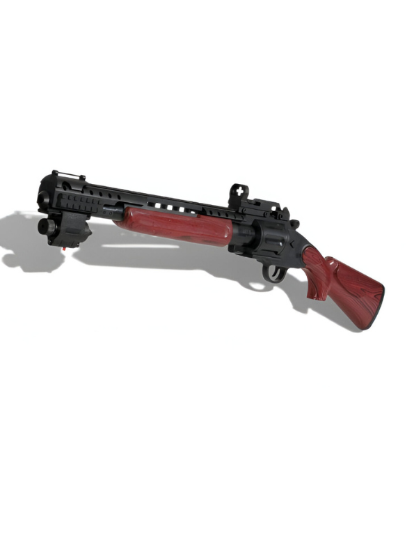 Royal Large Pump-Action Toy Shotgun for Kids – Foam Dart Blaster Rifle with Manual Loading, Realistic Wood-Texture Design, Role-Play Shooting Toy LMI13759.
