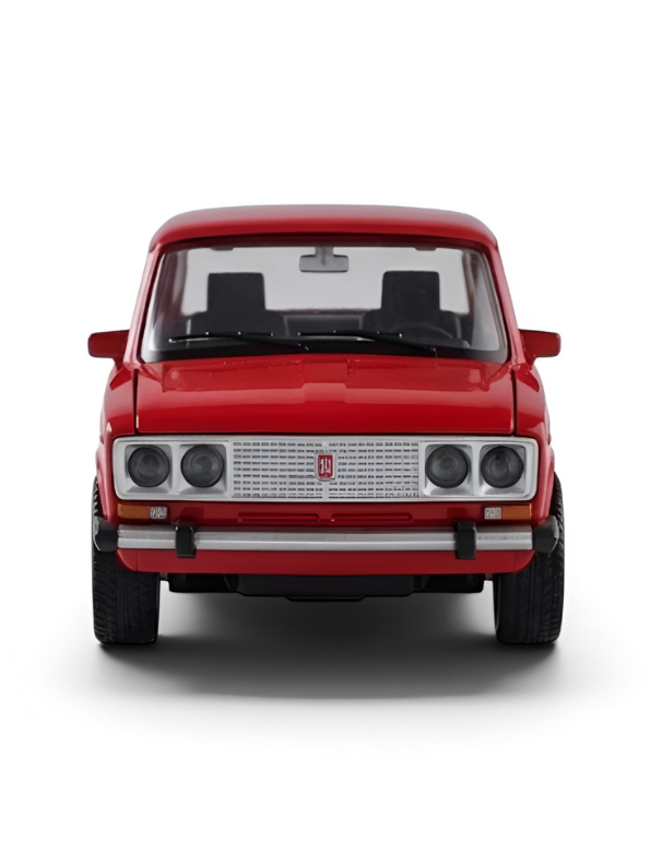 Russian Lada Diecast Model Car 1:18 Scale | Alloy Metal Collectible Car Red TV6222.