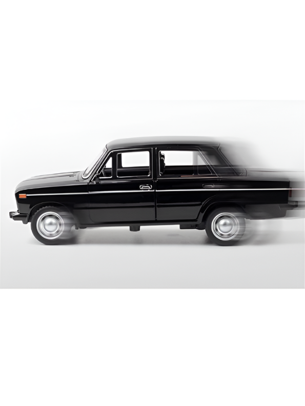 Russian Lada Diecast Model Car 1:18 Scale | Alloy Metal Collectible Car Black TV6222.