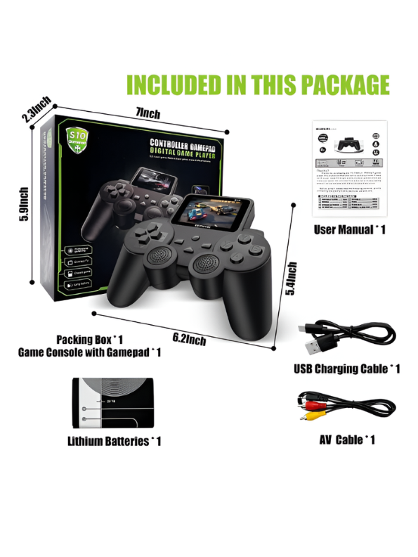 S10 Retro Handheld Game Console 520-in-1 Classic Games TV5409.