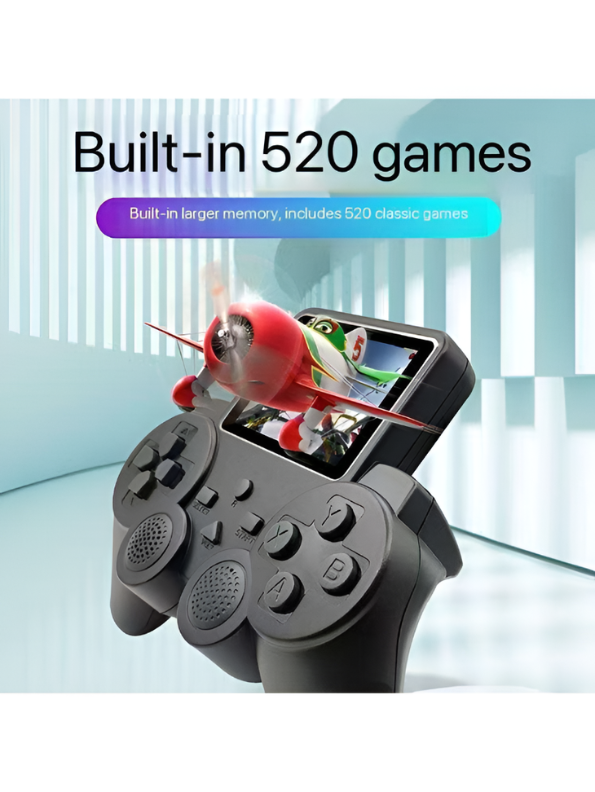 S10 Retro Handheld Game Console 520-in-1 Classic Games TV5409.