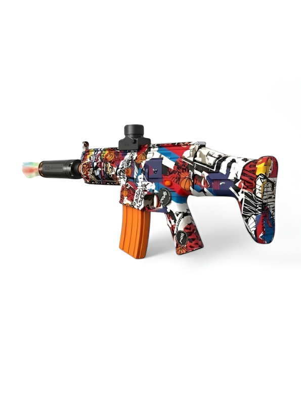 SCAR Electric Gel Ball Blaster Toy – Automatic & Manual Graffiti Splash Ball Gun TV6846.