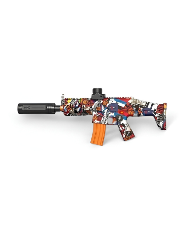 SCAR Electric Gel Ball Blaster Toy – Automatic & Manual Graffiti Splash Ball Gun TV6846.