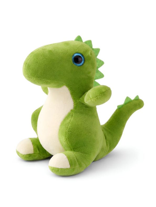 Cute T-Rex Dinosaur Plush Toy – 7-Inch Soft Stuffed Dino with Blue Glitter Eyes for Kids & Toddlers ST11930