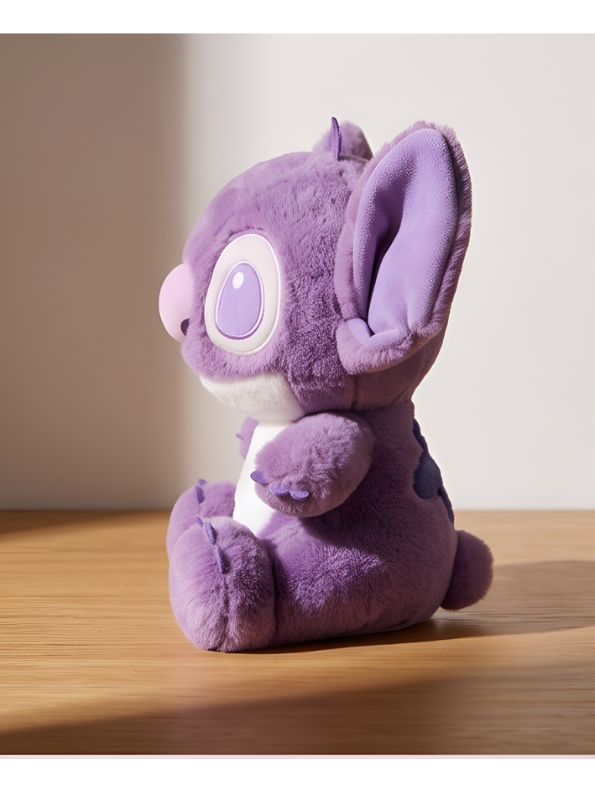 Disney Lilo & Stitch Plush Toy, 8-Inch Soft Stuffed Animal Alien Doll, Cute Purple Stitch Collectible Plushie for Kids ST14873