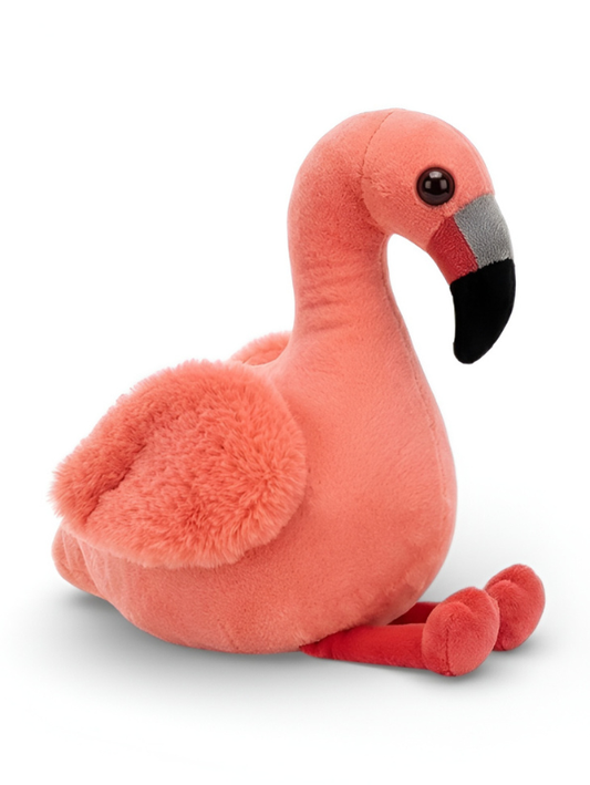 Red Flamingo Plush Soft Toy – 7 Inch Cute Stuffed Flamingo Bird, Ultra Soft Plushie for Kids, Nursery Decor & Baby Shower Gift ST11905