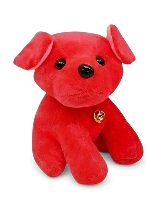 Red Labrador Puppy Plush Soft Toy with Bell Collar – 7-Inch Ultra-Soft Stuffed Dog for Kids & Toddlers, Cute Cuddly Animal Gift for Boys & Girls ST12003
