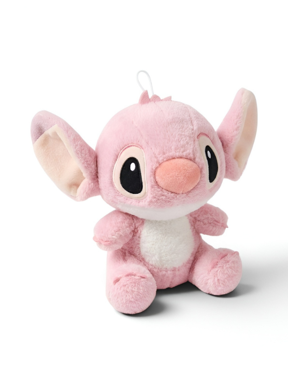 Disney Lilo & Stitch Plush Toy, 8-Inch Soft Stuffed Animal Alien Doll, Cute Pink Stitch Collectible Plushie for Kids ST14873