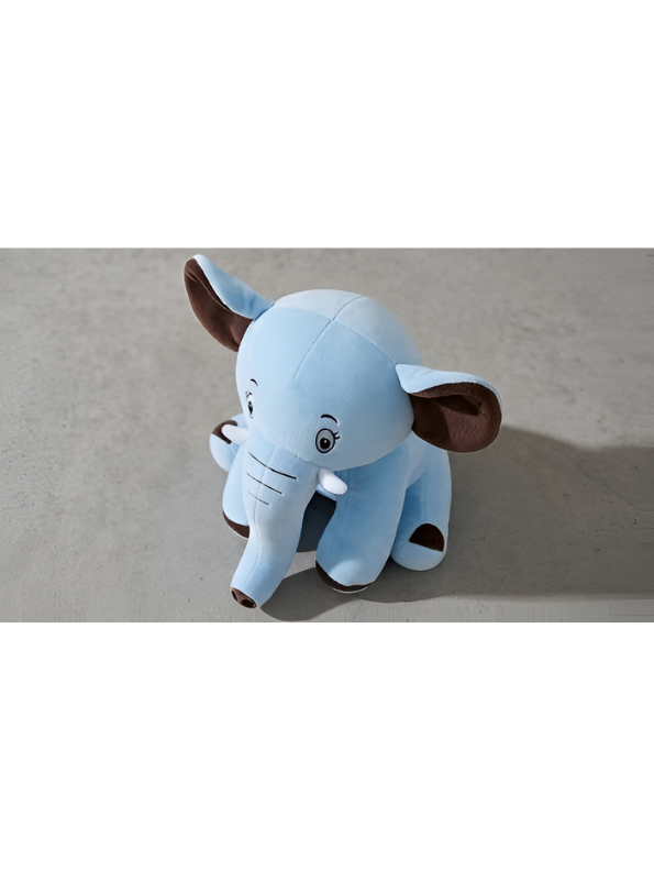 Elephant Plush Toy – 10-Inch Cute Blue Soft Stuffed Animal for Babies & Toddlers ST11478