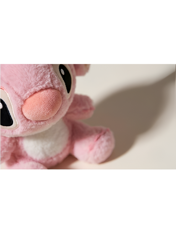 Disney Lilo & Stitch Plush Toy, 8-Inch Soft Stuffed Animal Alien Doll, Cute Pink Stitch Collectible Plushie for Kids ST14873