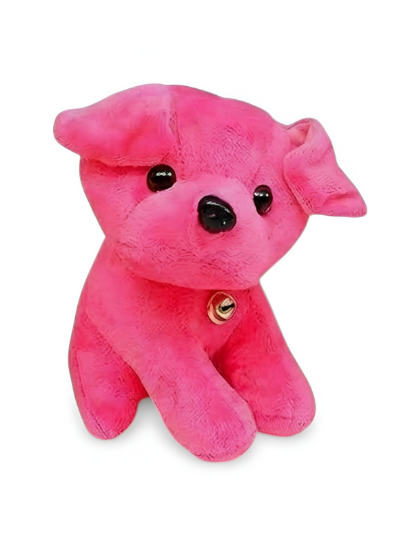 Pink Labrador Puppy Plush Soft Toy with Bell Collar – 7-Inch Ultra-Soft Stuffed Dog for Kids & Toddlers, Cute Cuddly Animal Gift for Boys & Girls ST12003